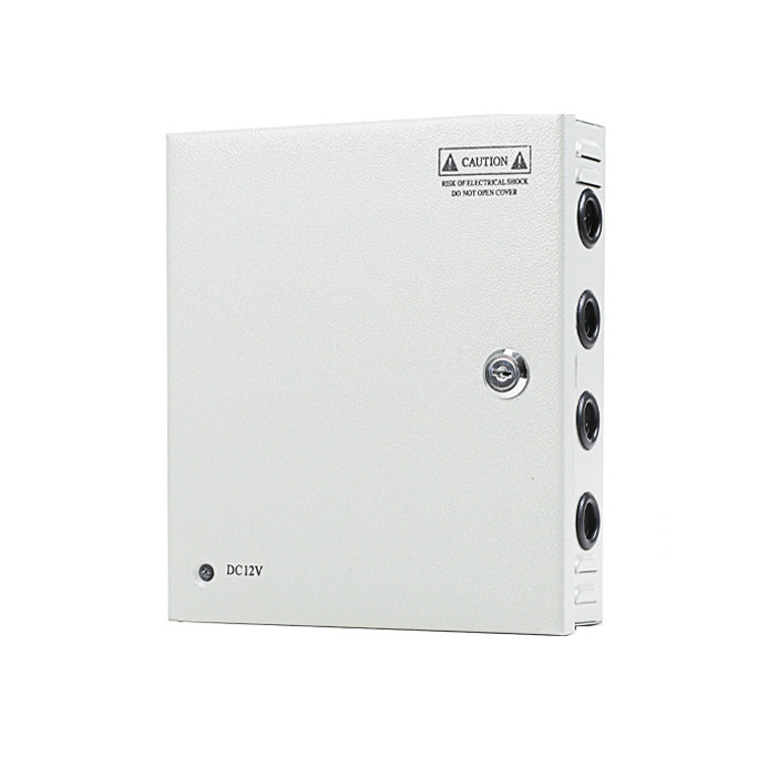 60W 5A 9CH DC12V Output Switch Mode CCTV Distribution Box Portable Power Supply For IR Camera Monitoring Equipment LED Tape Lights 60W 5A 9CH DC12V Output Switch Mode CCTV Distribution Box Portable Power Supply For IR Camera Monitoring Equipment LED Tape Lights